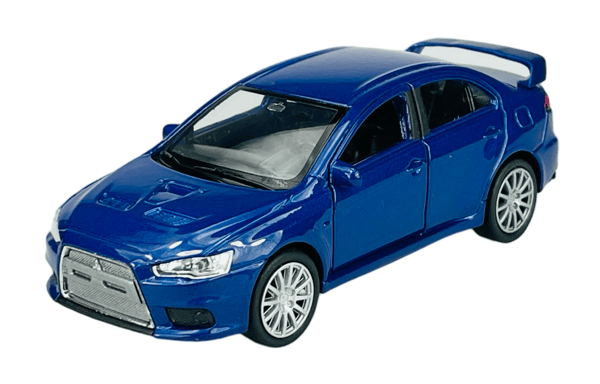 WELLY MITSUBISHI LANCER EVOLUTION X SININEN 1:34 43655