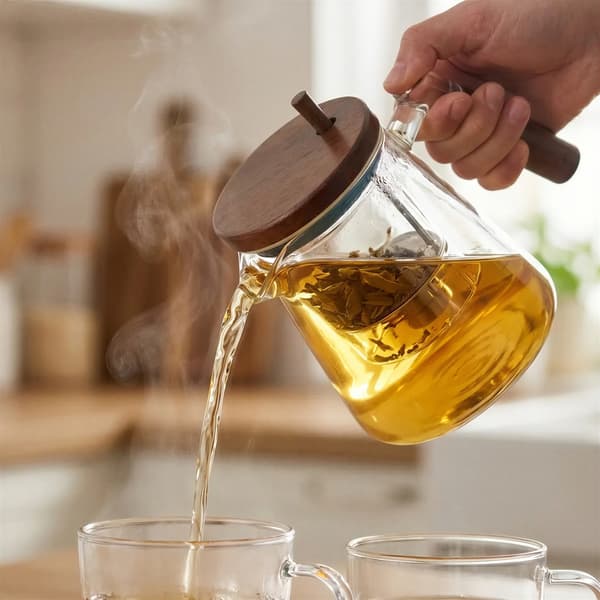 800 ML GLASKANDE MED MAGISK TRIGGER-INFUSER TIL KAFFE OG TE