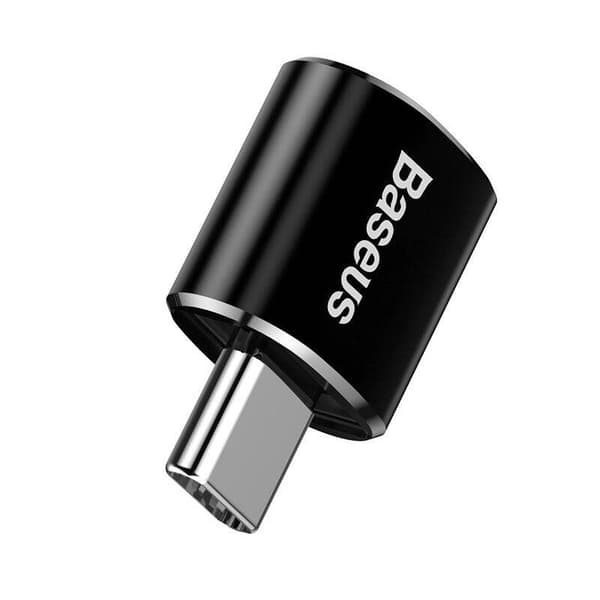 Baseus USB till USB Typ-C-adapter 2.4A (svart)