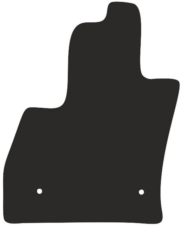 polyamid chaufførmåtte med gummibagside til Fiat 500L minivan 2012-