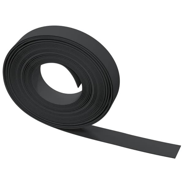 vidaXL havekant, sort, 10 m, 10 cm, polyethylen
