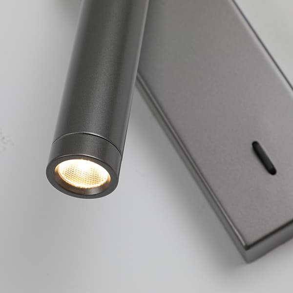 CALI LED-SEINÄVALAISIMEN HARMAA ITALUX WL-21017-GR