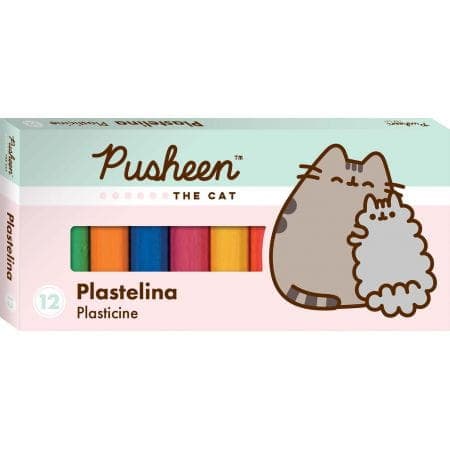 PUSHEEN - Plasticine 12 färger - 7993