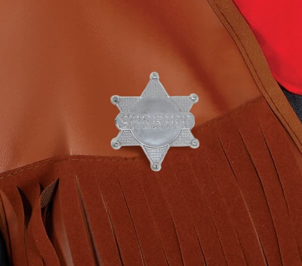 Plastik SHERIFF STAR Cowboy Badge