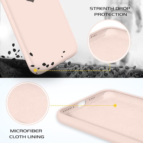 ETUI TIL APPLE IPHONE 11 PRO MAX PINK SILIKONE ETUI MED HJERTE A2161