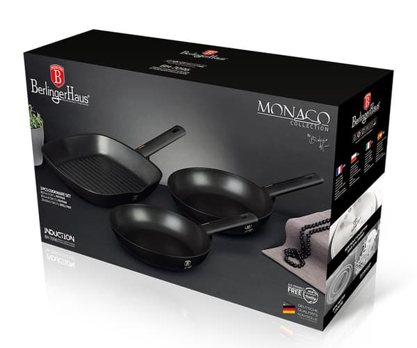 BERLINGER HAUS BH-7096 MONACO TITANIUM STEKPANNOR
