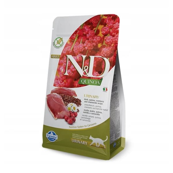 Farmina N&D Quinoa Urinary 5 kg tørfoder til katte med ande