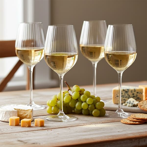 Vinglas af glas 380 ml 4 stk.
