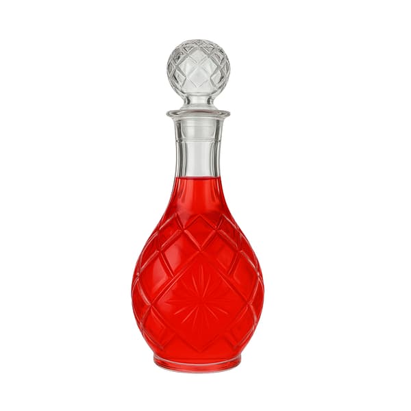 5x Glaskaraff 900ml för likörvin presentglasflaskor 0,9l