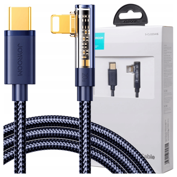 USB-C Lightning Angle -kaapeli 20W 1.2m Joyroom S-CL020A6 (sininen)