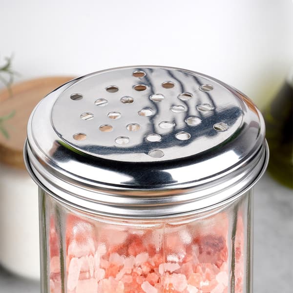 glas kryddbehållare med sil 350 ml