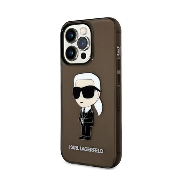 Karl Lagerfeld IML NFT Ikonik - iPhone 14 Pro cover (sort)