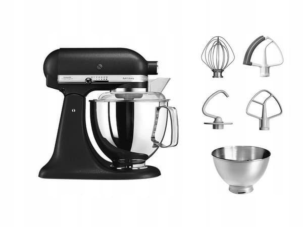 KitchenAid Artisan 5KSM175PSEBK musta monitoimikone, 4,8 l