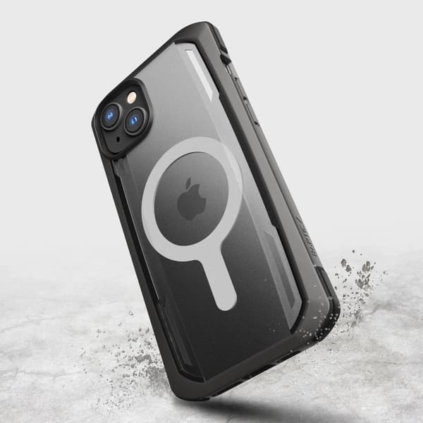 Raptic X-Doria Secure Case iPhone 14 Plus med MagSafe-skyddsskal svart