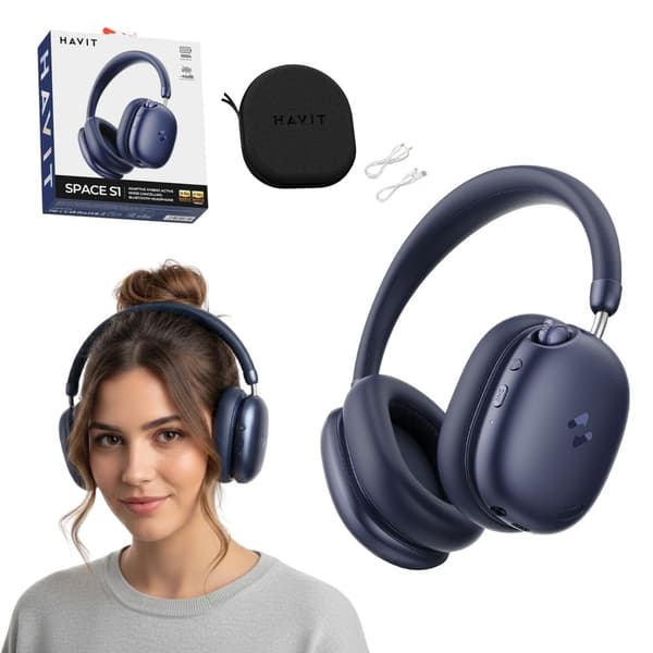 Havit Space S1 langattomat kuulokkeet, joissa on ANC ja Bluetooth 6.0