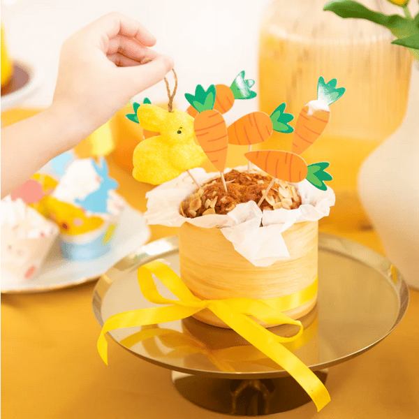 Gulerodsmuffin toppings 6 stk.