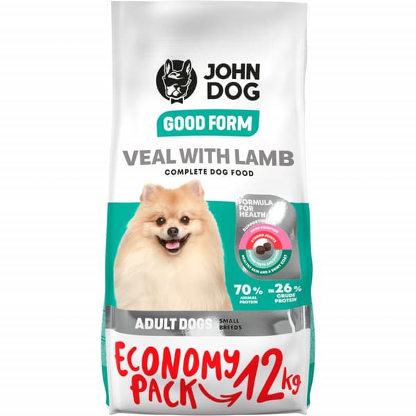John Dog Mini Adult 12 kg tørfoder til hunde