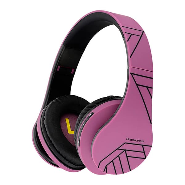 PowerLocus Langattomat Kuulokkeet MustaVioletti BLUETOOTH / microSD / FM