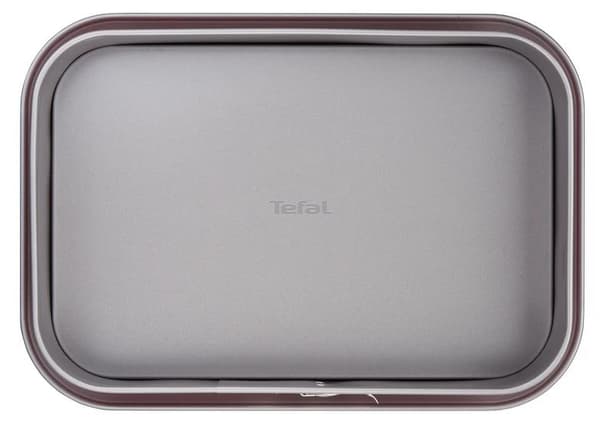 Rektangulær TEFAL DeliBake 36x24 cm kageform - rød