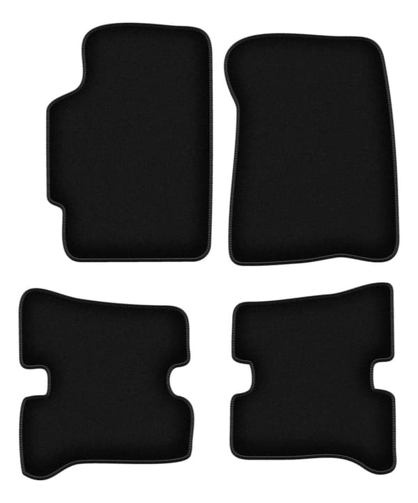 Veluurimatot BASIC mustat Ford Probe MK2 coupe (1993-1997) varten