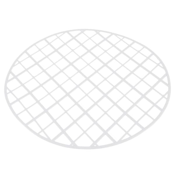 Rund hvid vaskemåtte 32,5 cm
