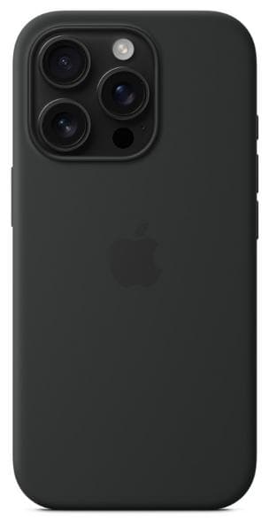 APPLE Silikone-etui med MagSafe til iPhone 16 Pro Sort MYYJ3ZM/A