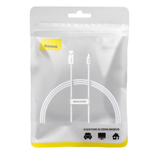 Baseus Superior 100W USB-C-kaapeli 1m (valkoinen)