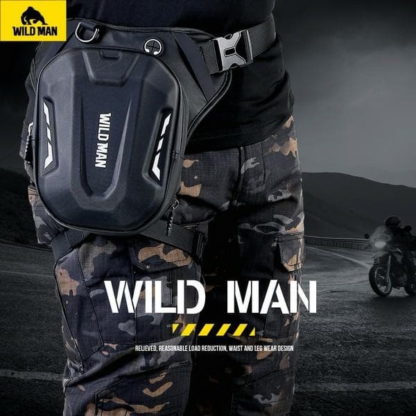 WILDMAN Motorcykel Bentaske L1 3L Sort
