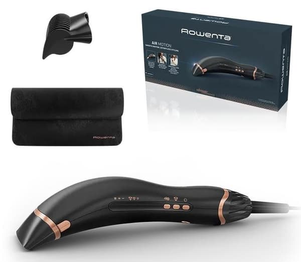 ROWENTA Ultimate Experience Air Motion CF8C20E0 Hårtørrer Sort og Kobber