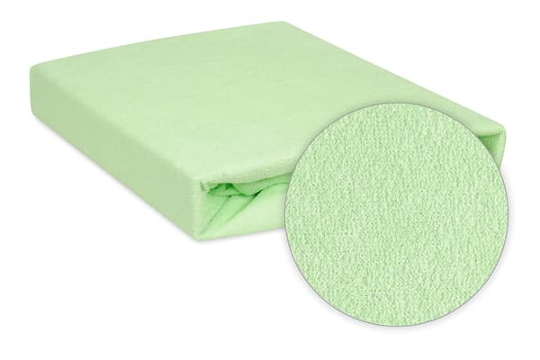Frottélagen med elastik PREMIUM 70x140x10 Grøn