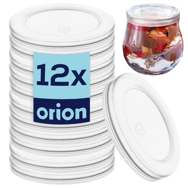 Lock till yoghurtglas 6,8 cm 12 st