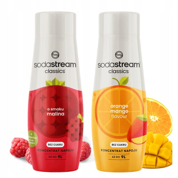 SodaStream sirap till läskmaskinen Raspberry Zero + Apelsin Mango Sockerfri