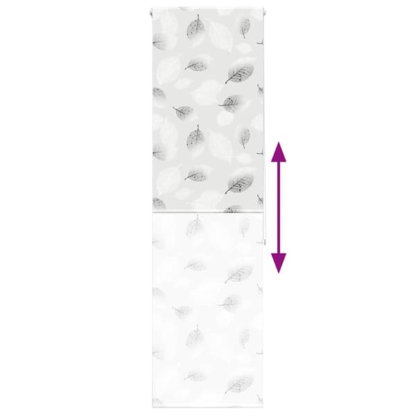 vidaXL Duschrullgardin 80x240 cm Tygbredd 76 cm