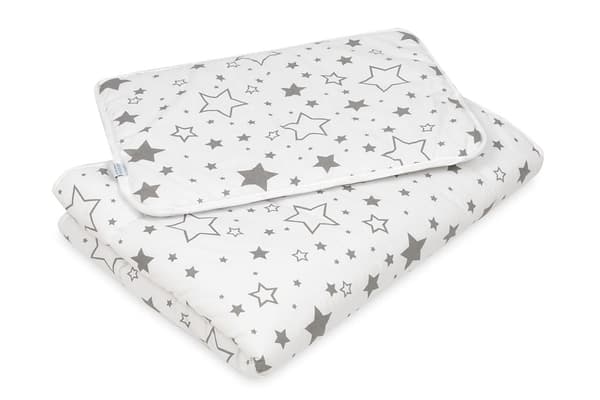 Dyne og pude 135x100+40x60 Stjerner
