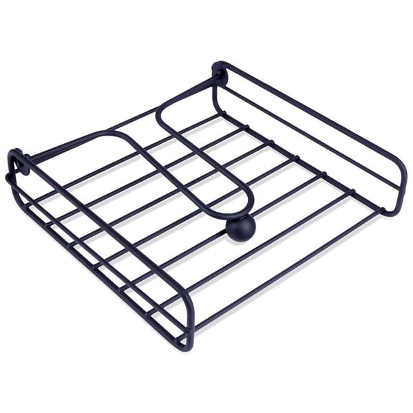 Serviet holder metal sort 19x19,5 cm