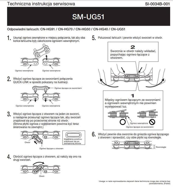 Shimano Quicklink SM-UG51 til 5/6/7/8-speed kæder