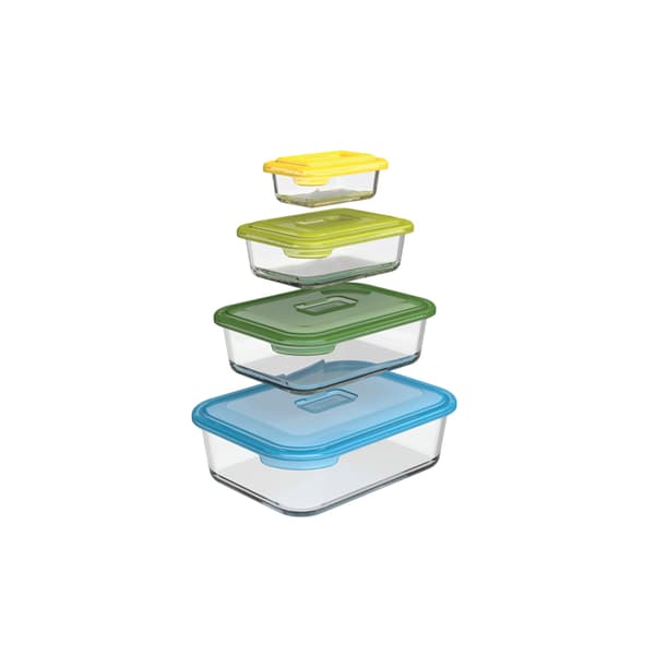 Set med 4 Nest-glas Joseph Joseph-glasmatbehållare