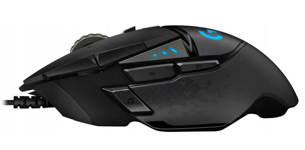 Logitech G502 Hero Gamingmus 16K dpi, 11 knapper, USB