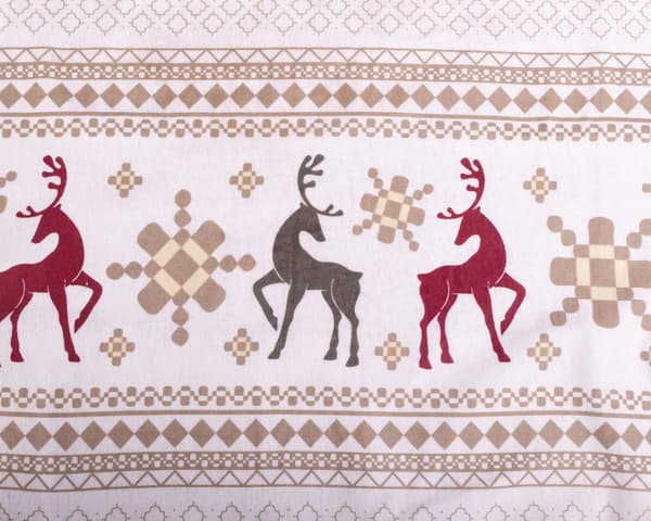 Julflanellsängkläder 220x200 F88 Renar