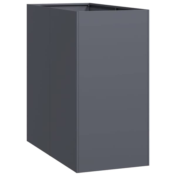 vidaXL antracit urtepotte 40x80x80 cm stål