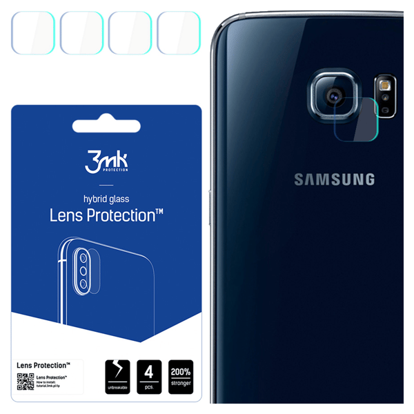 Samsung Galaxy S6 Edge - 3mk linsebeskyttelse