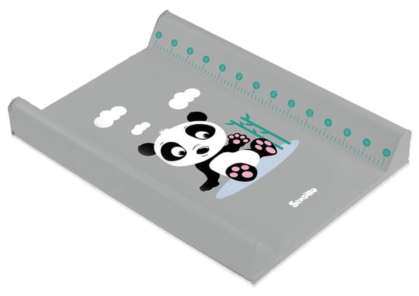 BLØDT PUSLEBORD - AFRIKA - GRÅ PANDA