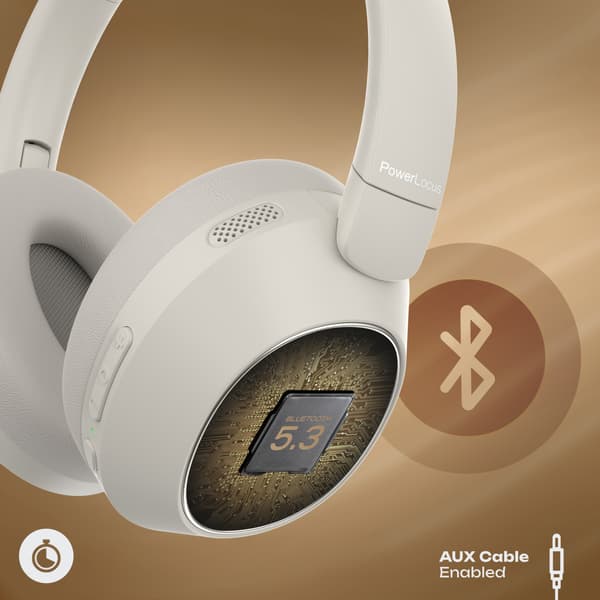 Trådlösa Bluetooth-hörlurar PowerLocus Universe ANC Micro Case 60 timmar