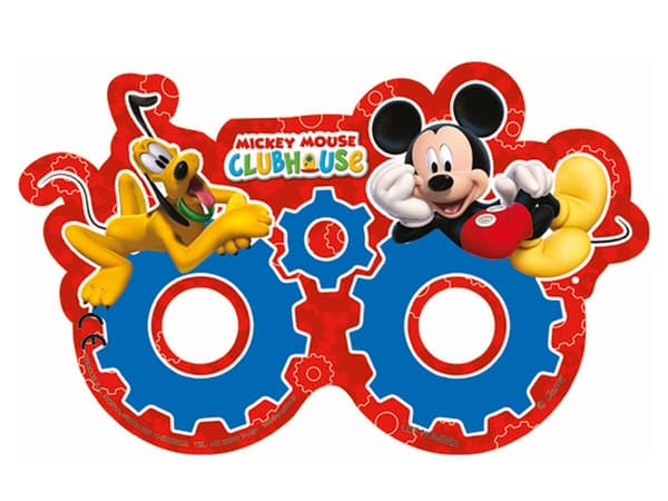 Mickey Mouse-masker, 6 stk.