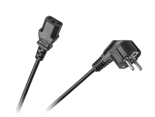 Netledning til computerstrømforsyning 1,5m 220V 3PIN sort
