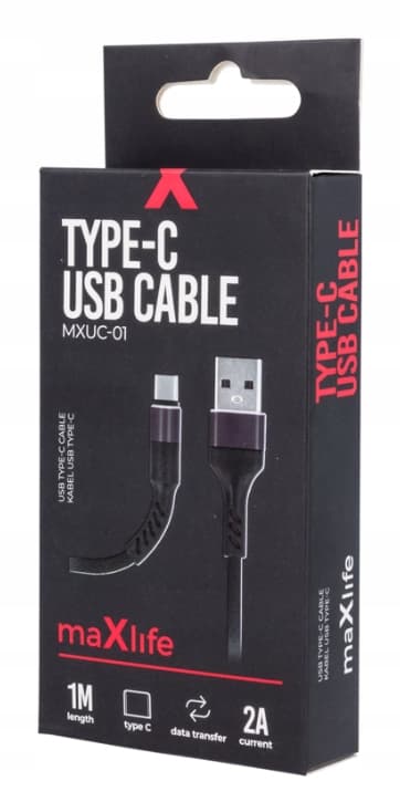 Maxlife MXUC-01 USB - Lightning-kabel 1,0 m 2A