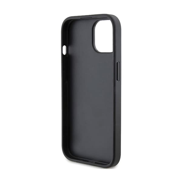 Karl Lagerfeld Quiltet K-mønster - iPhone 15 Plus cover (sort)