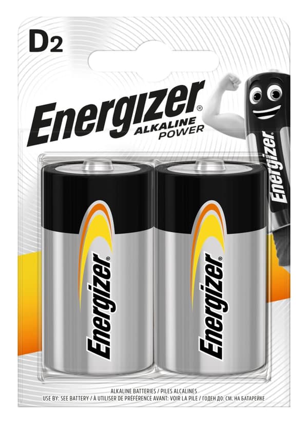 LR20 2BL Energizer Alkalin Power