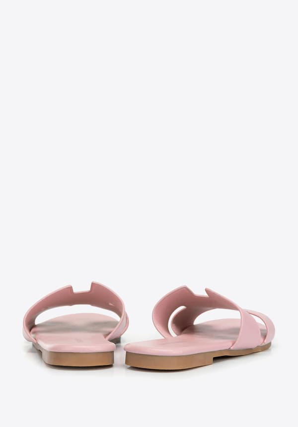 Wittchen Dame Pink Flip-Flops med Eco-læder