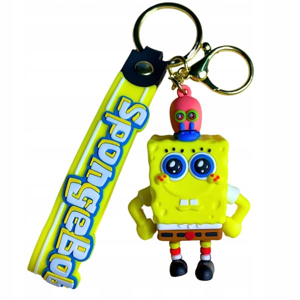 Auton avaimenperä Ripustus SpongeBob 3D